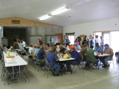 Chain O' Lakes Campground -- the hall